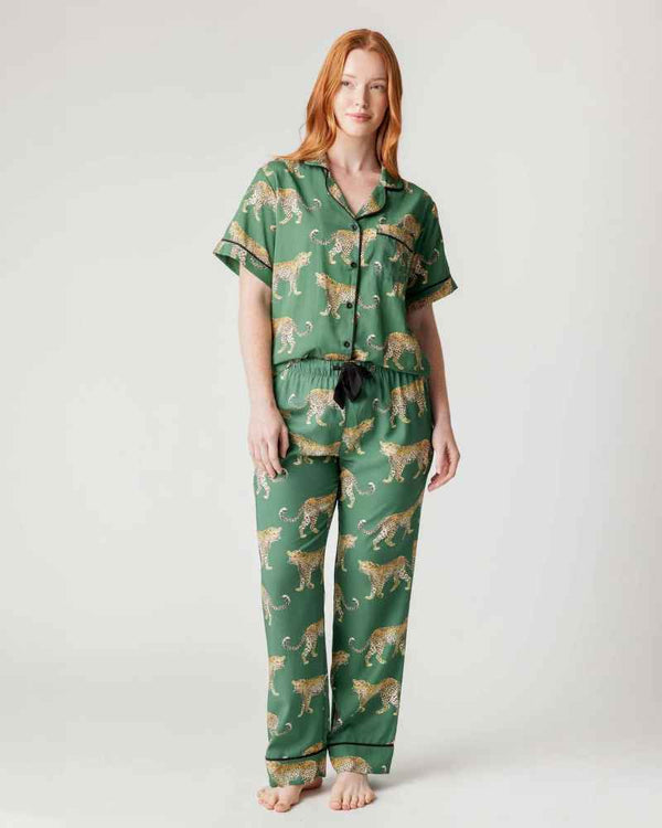 CHEETAHS PAJAMA PANTS SET 070325