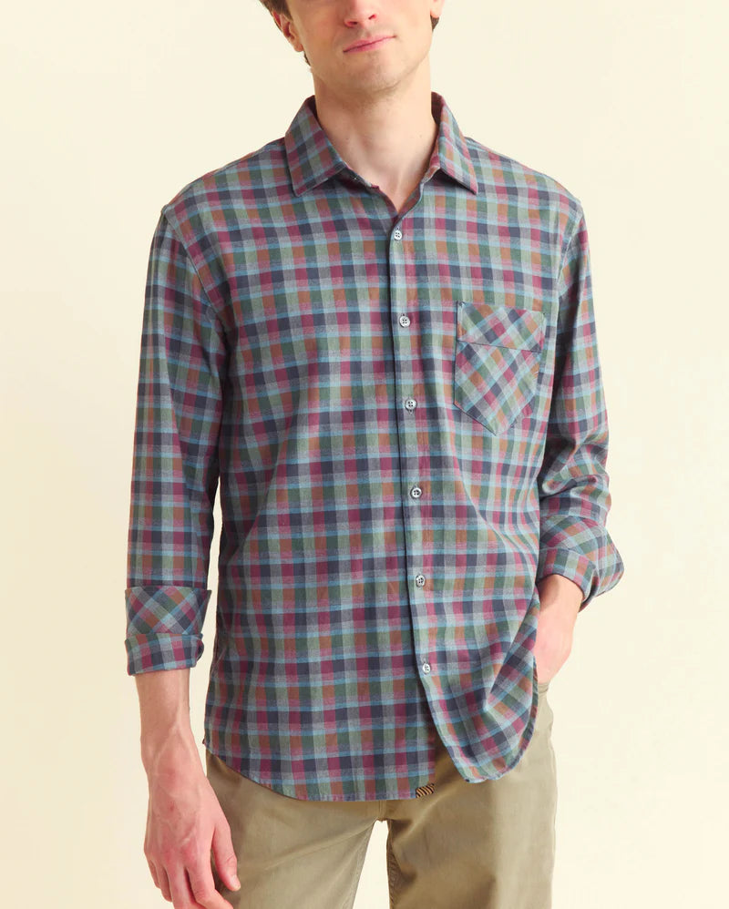 BLOCK PLAID SHIRT 101424