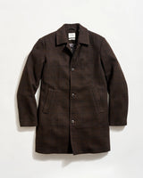 PLAID COOPER OVERCOAT 100925