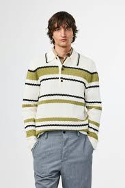 ALFIE KNITTED POLO 120924