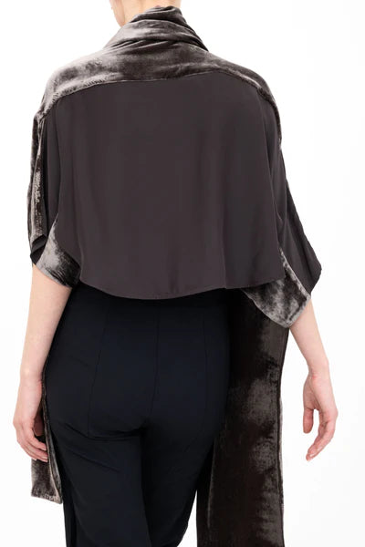 SILK VELVET SHRUG 110924