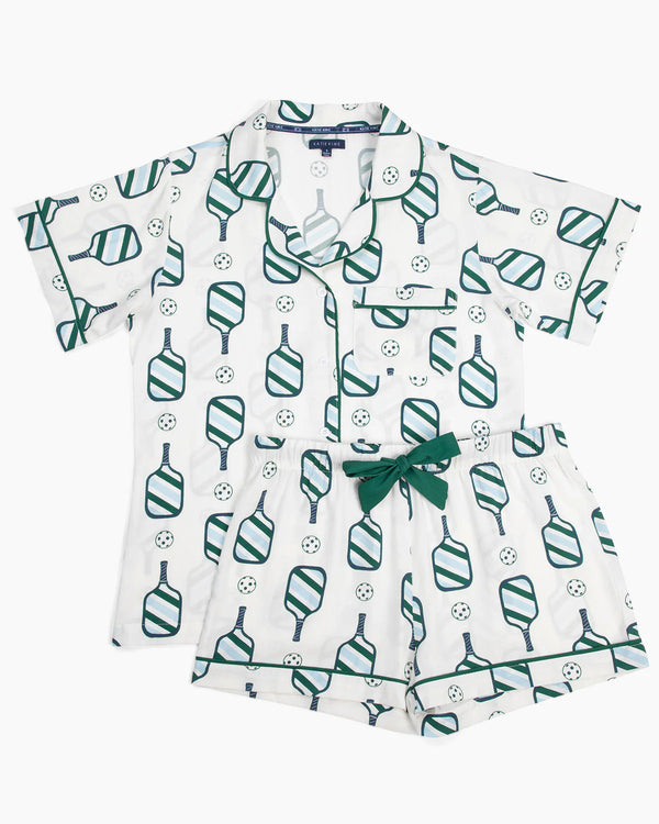 PICKLEBALL PAJAMA SHORTS SET 050125