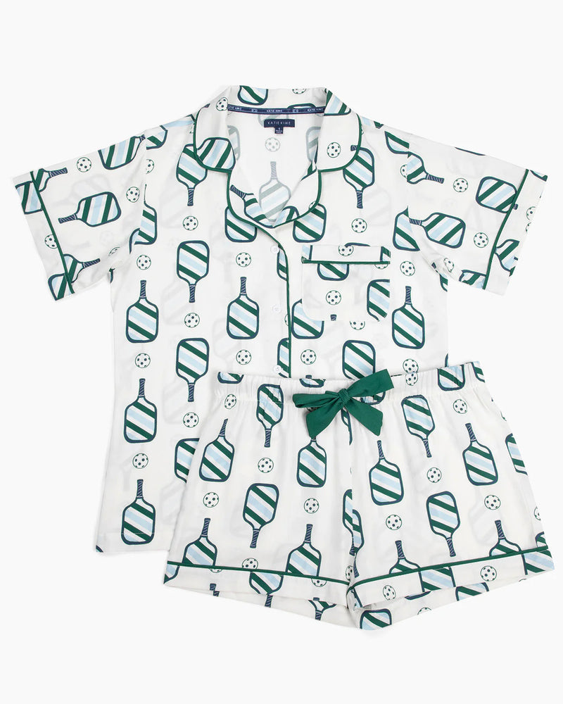 PICKLEBALL PAJAMA SHORTS SET 050125