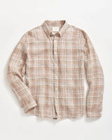 LINEN LINE PLAID WILSON SHIRT 031324