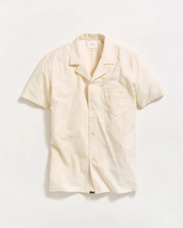 FLORAL JACQUARD SS SHIRT 050725