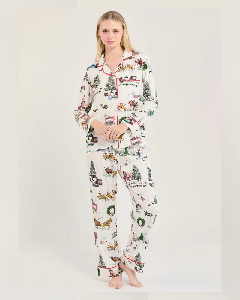 HOLIDAY TOILE PJ SET 101425