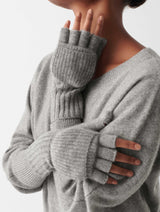 RIBBED POP TOP GLOVES