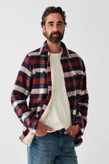 HIGH PILE FLEECE PLAID