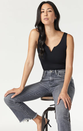 ANIKA CROPPED FLAIR JEANS