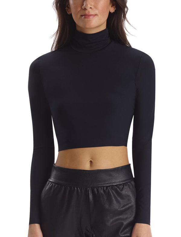 BUTTER LS CROP TURTLENECK