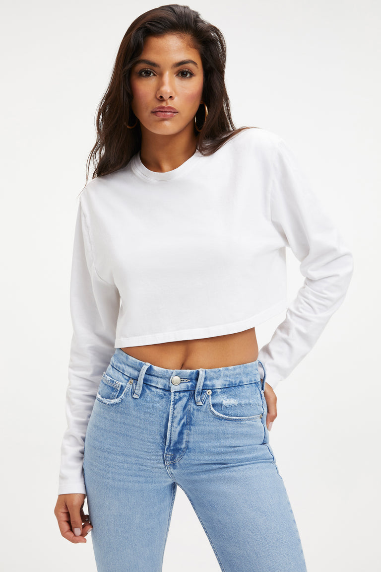 CROPPED LS TEE