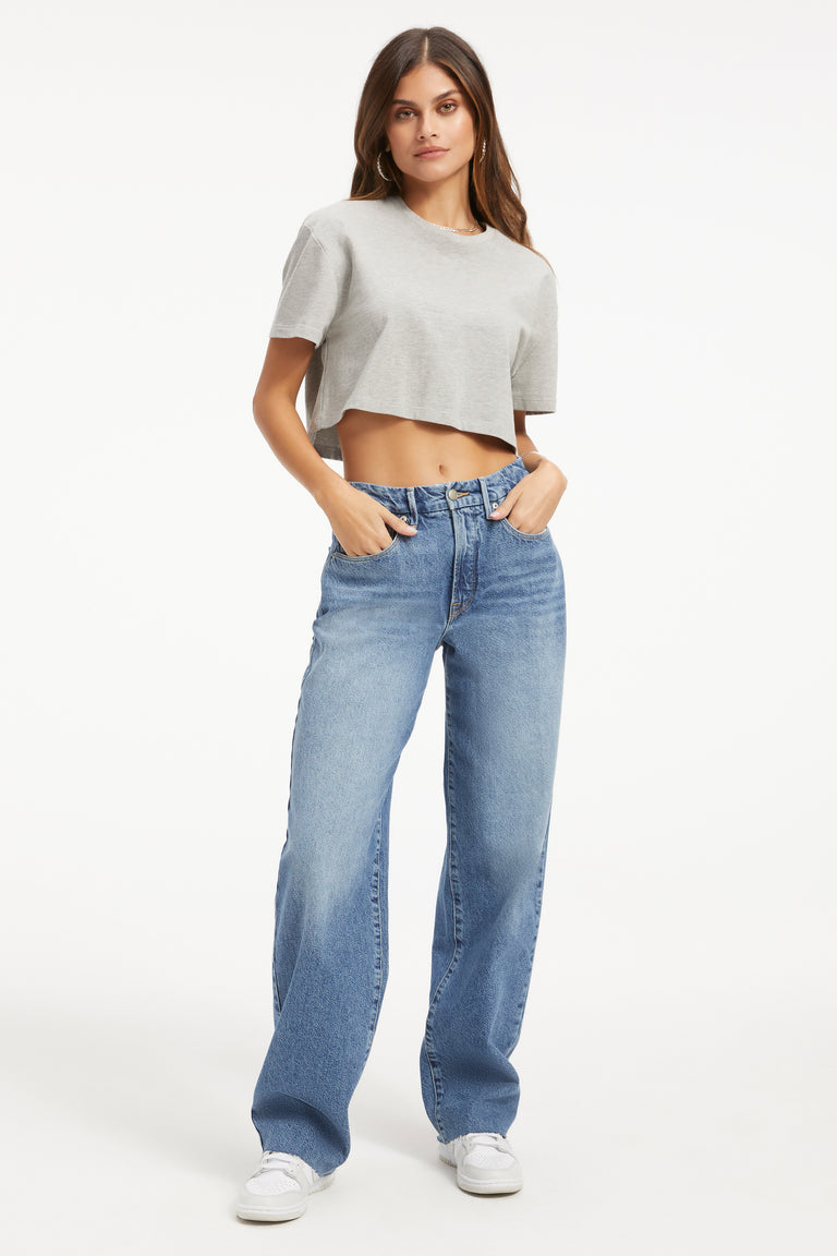 COTTON CROPPED TEE