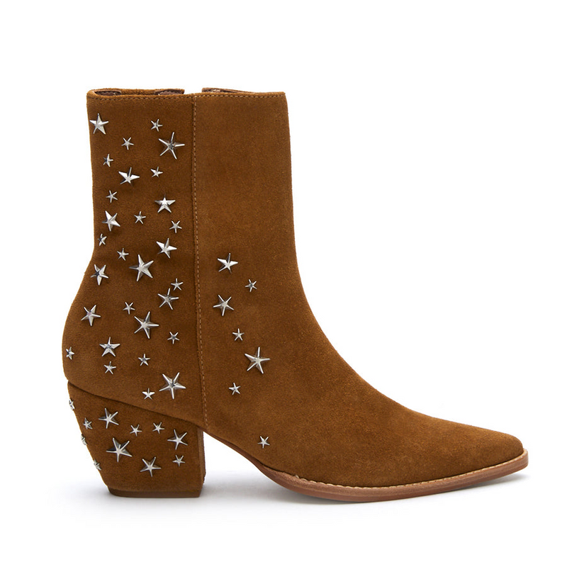 CATY SUEDE WITH STARS