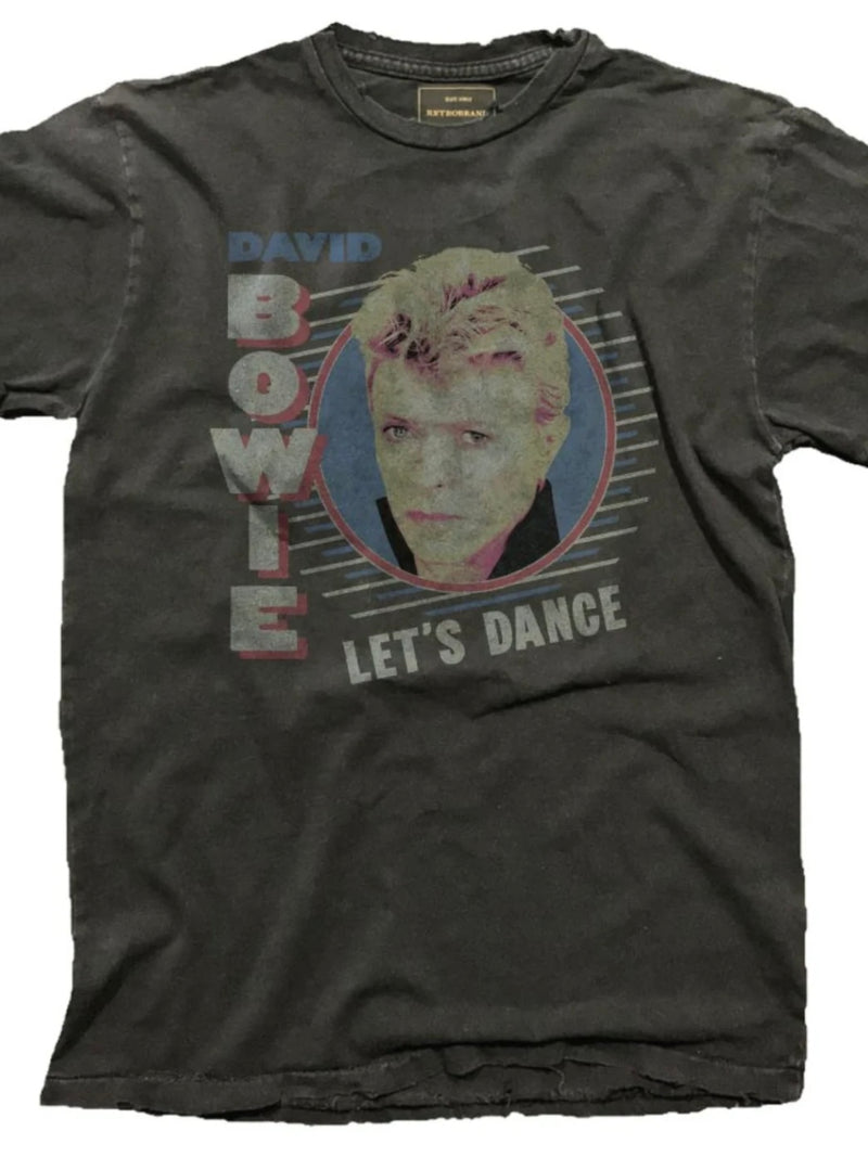 DAVID BOWIE LETS DANCE BLACK LABEL TEE
